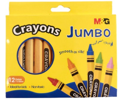 Crayon - 12 Colors - Jumbo - M&G