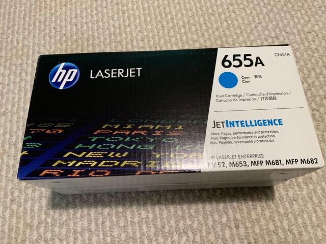 Toner - HP - 655A - Cyan - CF-451A