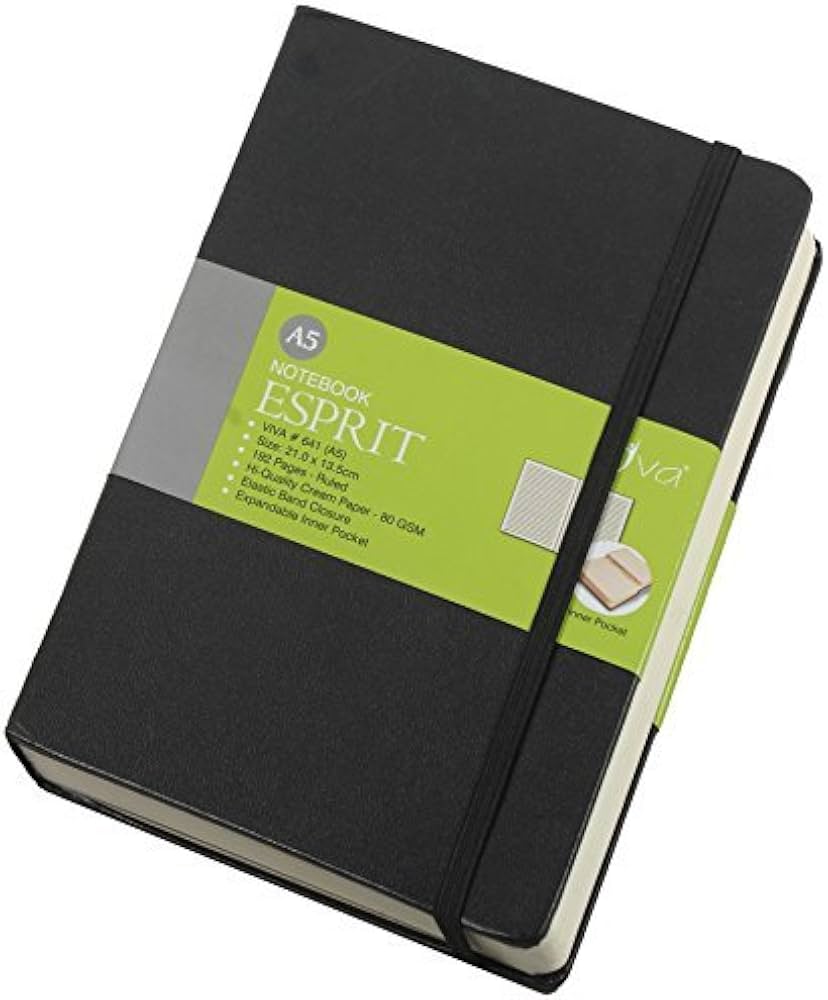 Notebook - A5 - Esprit - Black Color - MX-V641-BE