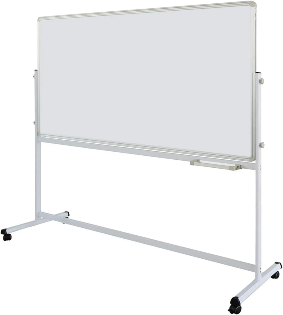 White Board - Double Sided - 90X120cm - Fivestar - With Stand - Mobile Wheel - FS-WB-DS-S-90120