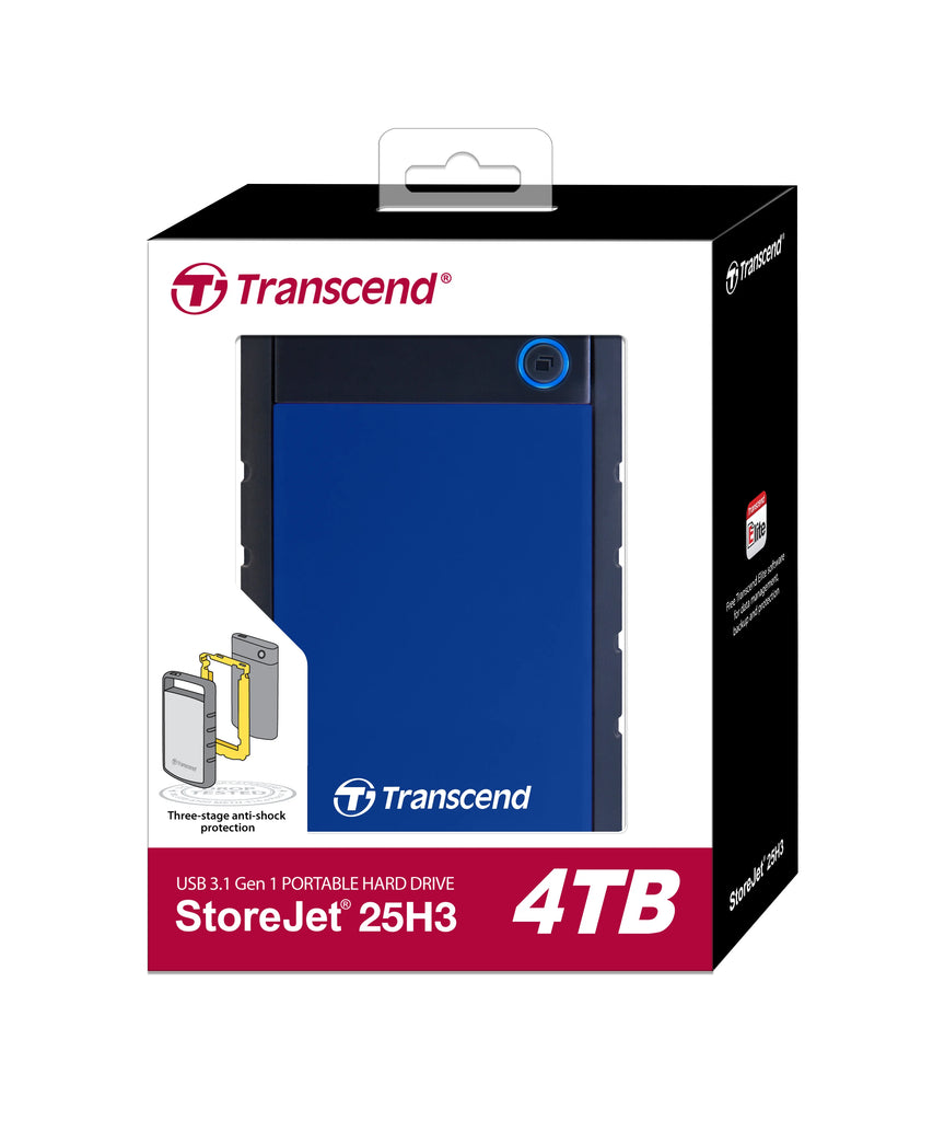 External Hard Drive - 4TB - Transcend - 3.1