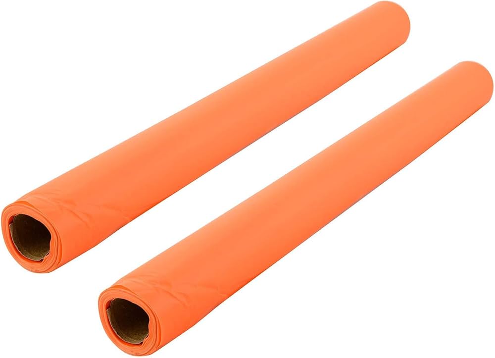 Book Cover Roll - 10 Meter - 53cm - Viva - Orange Colour