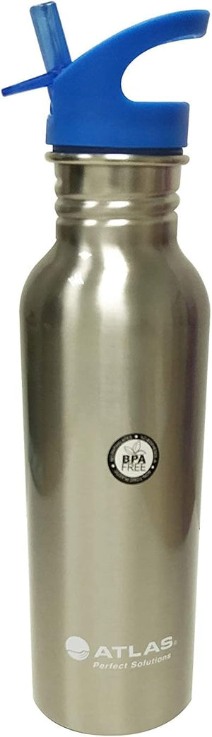 Water Bottle - Atlas - S.Steel - Blue - 0.75Ltr