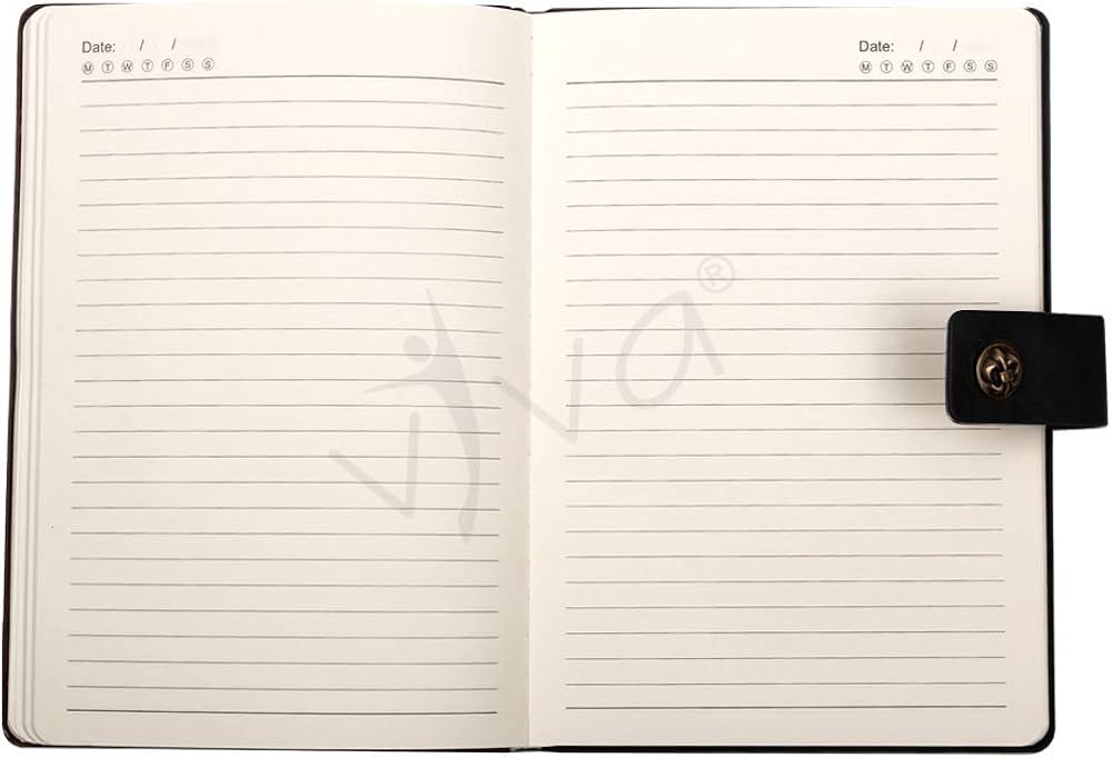 Note Book - A5 - Viva - Rustik - Black