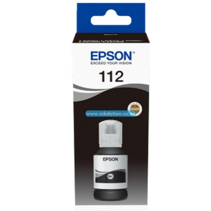 Ink - Bottle - Epson - 112 - Black