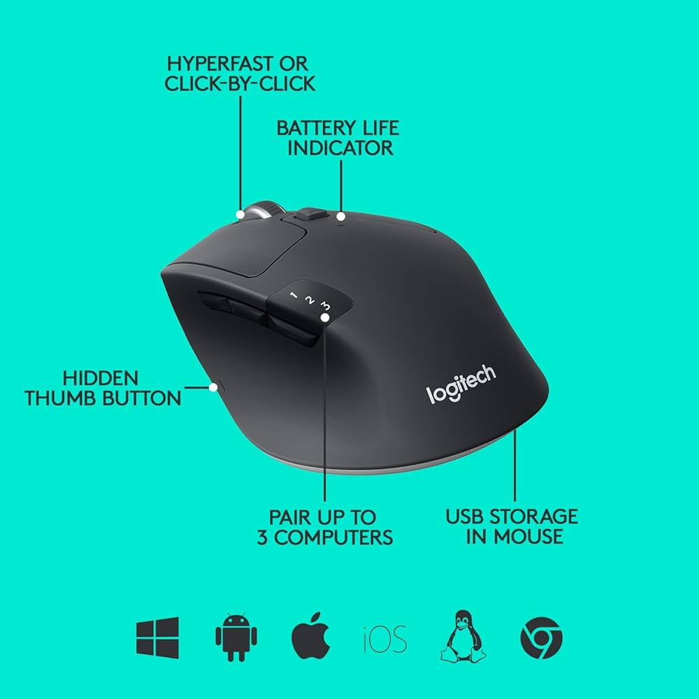 Mouse - Logitech - M720 - Wireless - Bluetooth