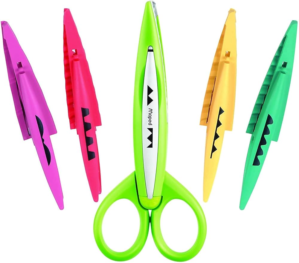 Scissor - Zigzag - Maped - 5 pcs set - Creative - MD601006