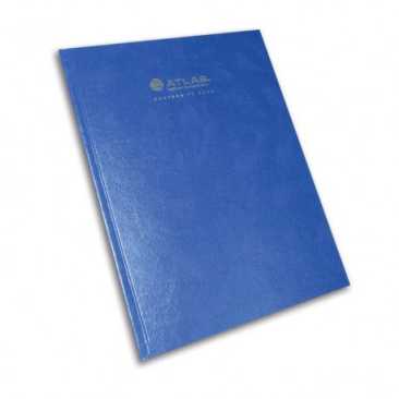 Manuscript Book - 10x8" - 4Q - Atlas - Blue Cover