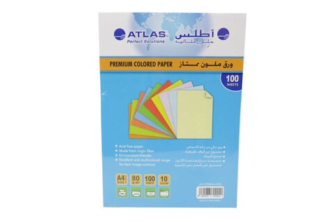 Photocopy - A4 - Mix - Atlas - 80gms - 100 Sheets