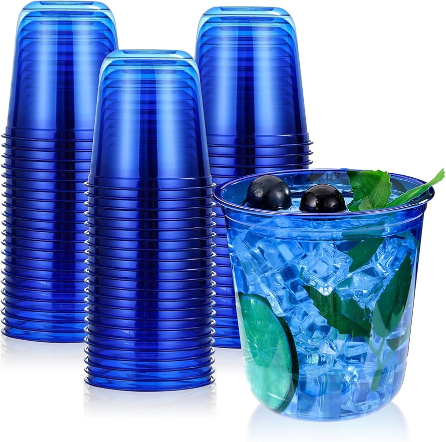 Disposable Glass - (50pcs) - Blue