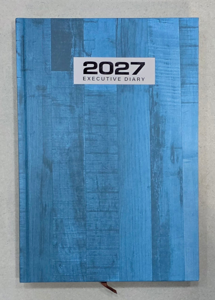 Diary - 2027 - A5 - Hard cover - Blue