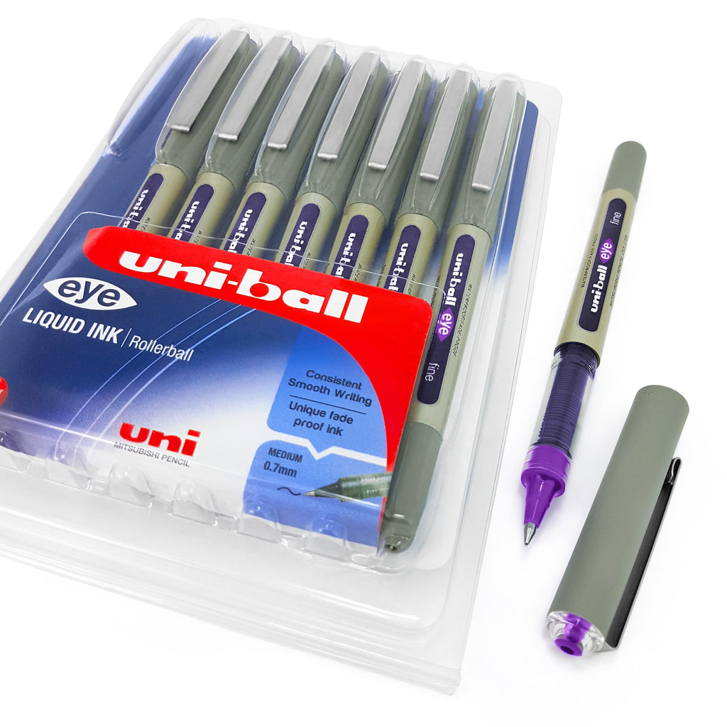 Pen - Uniball - Eye - Purple - UB-157- Fine - 0.7mm