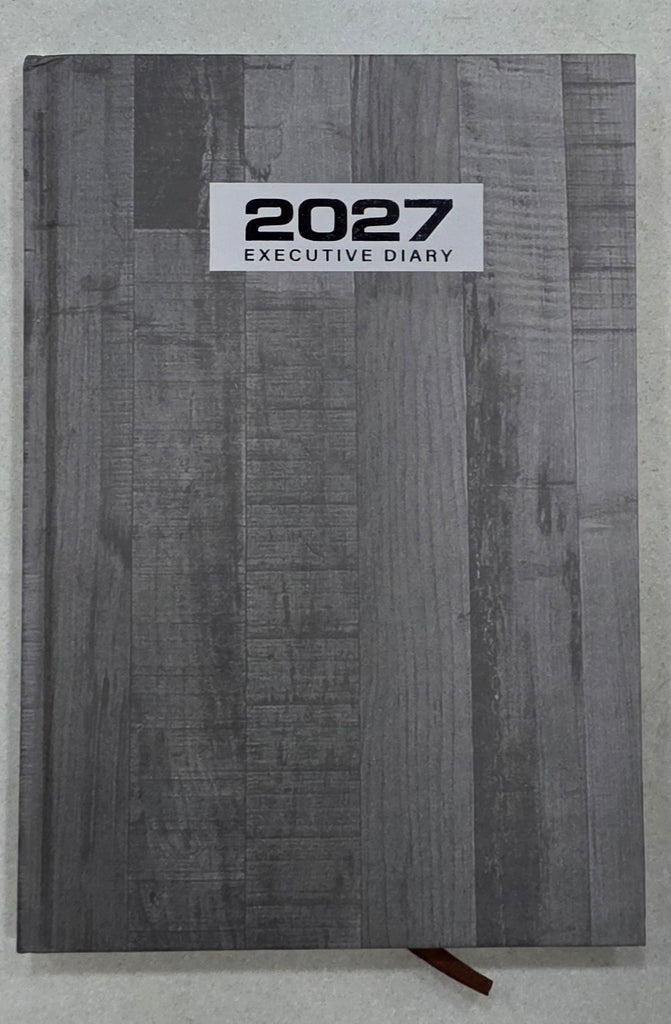 Diary - 2027 - A5 - Hard cover - Grey