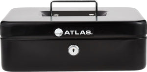 Cash Box - 12'' - Atlas - AS-CB-2502-BK - Black