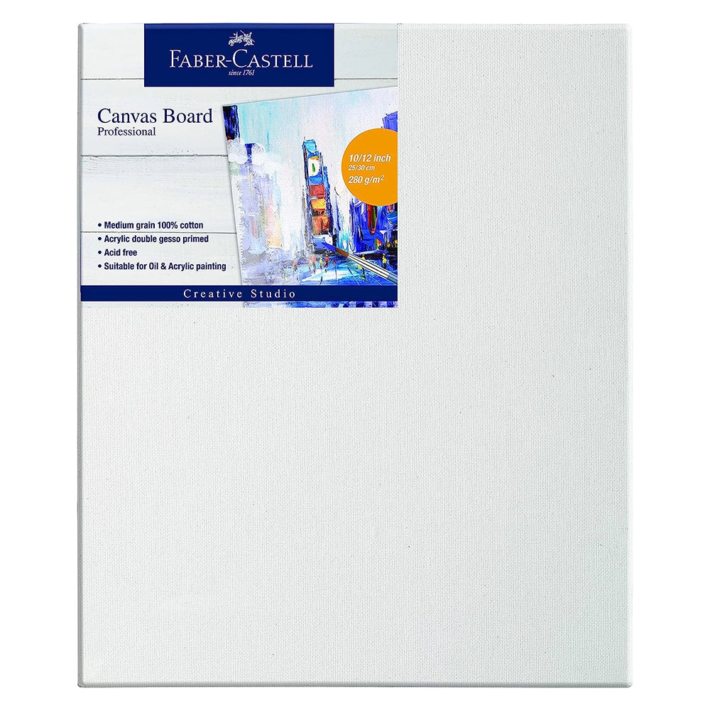 Canvas - Board - 20x25cm - Faber Castell - 890810, 8x10 inches,