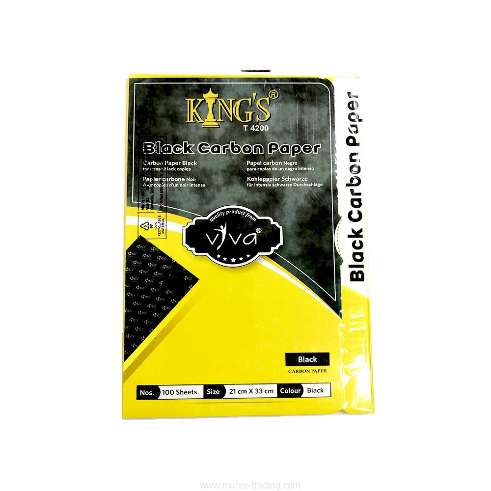 Carbon Paper - Black - F/S - Viva - Kings - T4200