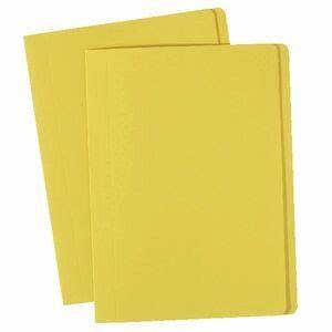 Manila A4 gold yellow embossed