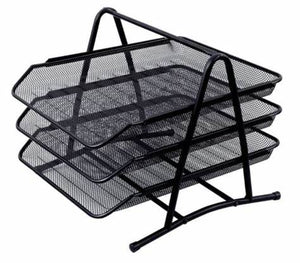 Tray - 3 Tier - Metal - Foska - HY62001 - Black