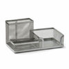 Desk Organizer - Foska - Mesh - HY69058 - Silver