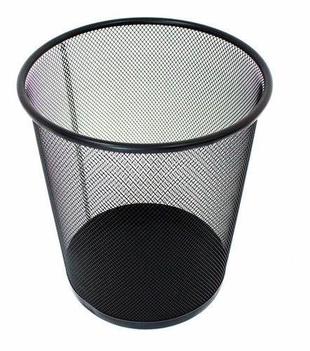 Dustbin - Metal - Medium - Foska - Black - HY65002