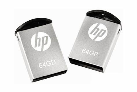 Flash Drive - 64GB - HP - Metal - V222w - Micro