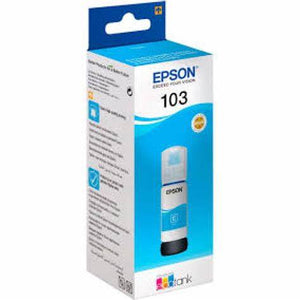 Ink - Bottle - Epson - 103 - Cyan - 65ml