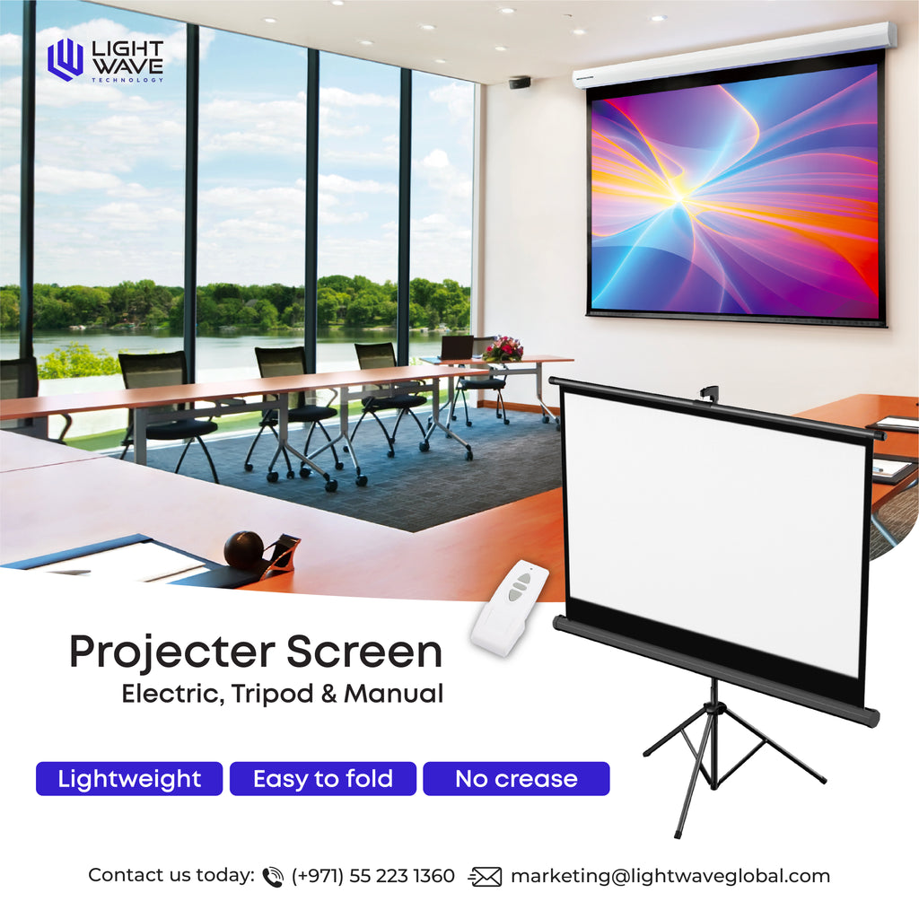 Projector Screen - 96X96 - Wall mount - Lightwave - MW-MPS-240m