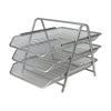 Tray - 3 Tier - Metal - Foska - HY62001 - Silver