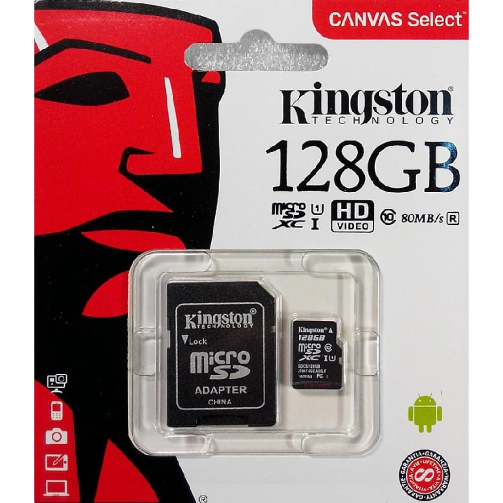 Memory Card - 128GB - Kingston - with adapter