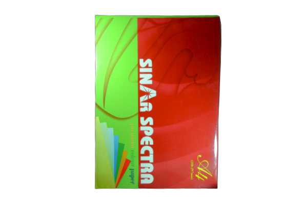 Photocopy Paper – A4 – Green – 80gsm – Sinar Spectra