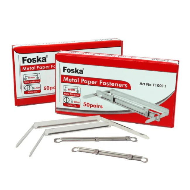 File Fastener - Metal - 8CM - Foska - T10011