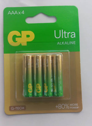 Battery - AAA - GP - Ultra Alkaline - 4pcs
