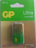 Battery - 9v - GP - Ultra Alkaline - Blister Card