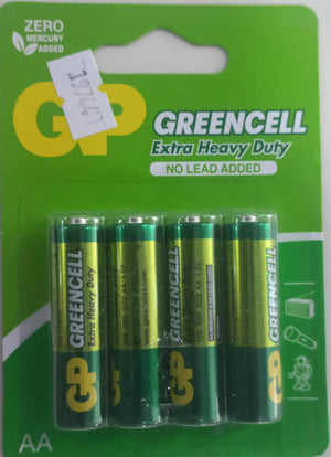 Battery - AA - GP - Greencell - 4pcs -Blister Card