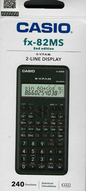 Calculator - Casio - Scientific - FX-82MS
