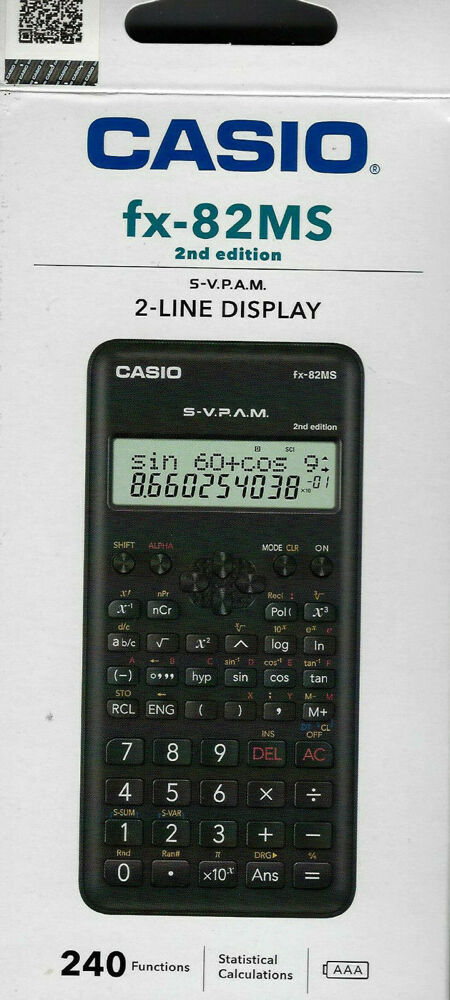 Calculator Casio Scientific FX-82MS – Masuminprintways Store