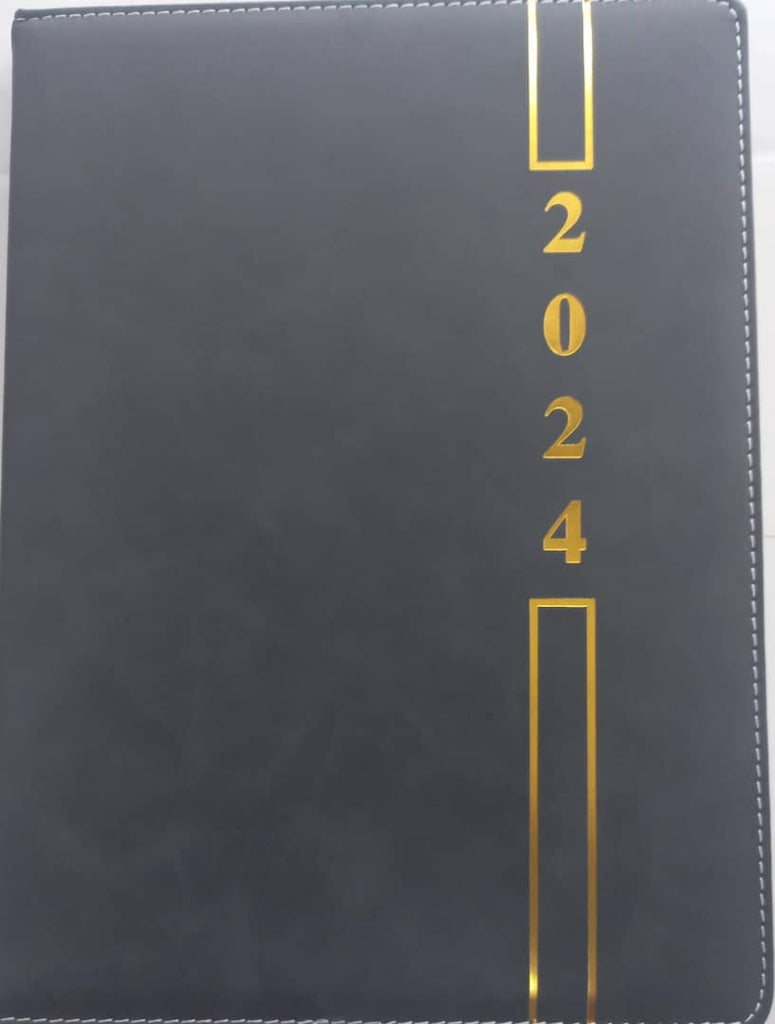 Diary - 2024 - B5 - Black - Hard Cover