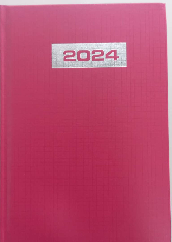 Diary - 2024 - A5 - Hard cover - Red