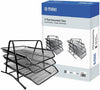 Tray - 3 Tier - Metal - Mesh - Maxi - MX-3TRBL