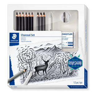 Charcoal Art Pencil - 12pcs Set - Staedtler