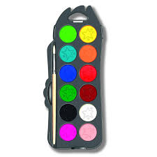 Water Color - Cake - Maped - 12 Colours