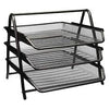 Tray - 3 Tier - Metal - Mesh - Maxi - MX-3TRBL
