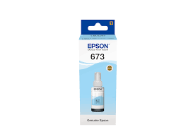 Ink - Bottle - Epson - T-6735 - Light Cyan - 70ml