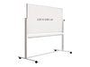 White Board - Double Sided - 120x240cm - Fivestar, With Stand