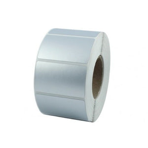 Barcode Label - Roll - 50x25mm - Silver