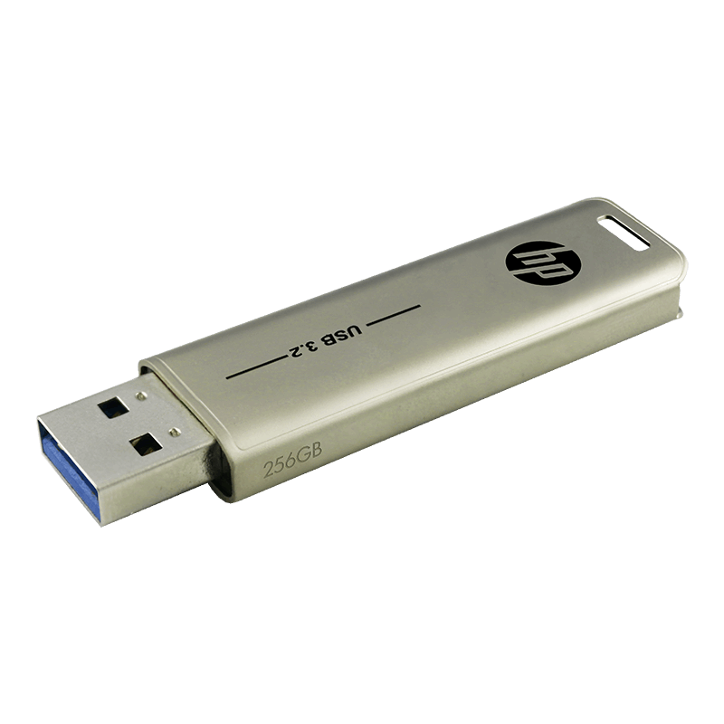 Flash Drive - 128GB - HP - Metal - x796w - 3.2, HPFD796L-128