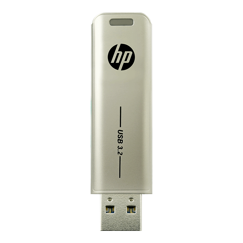 Flash Drive - 128GB - HP - Metal - x796w - 3.2, HPFD796L-128