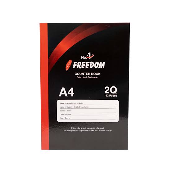 Counter Book - 2 Quire - Freedom