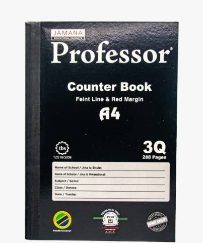 Counter Book - 3 Quire - Professor