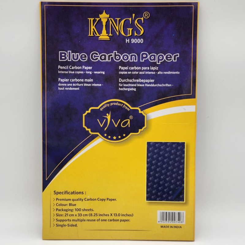 Carbon Paper - Blue - Viva King - Premium